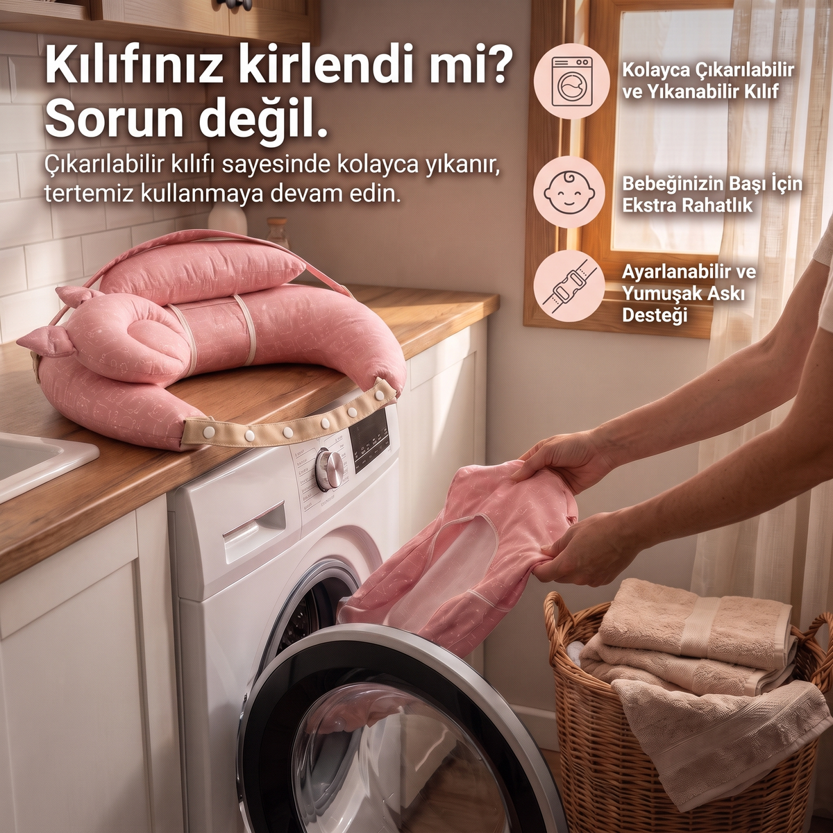 Pofuduk Yuvam – Anne Destek Yastığı