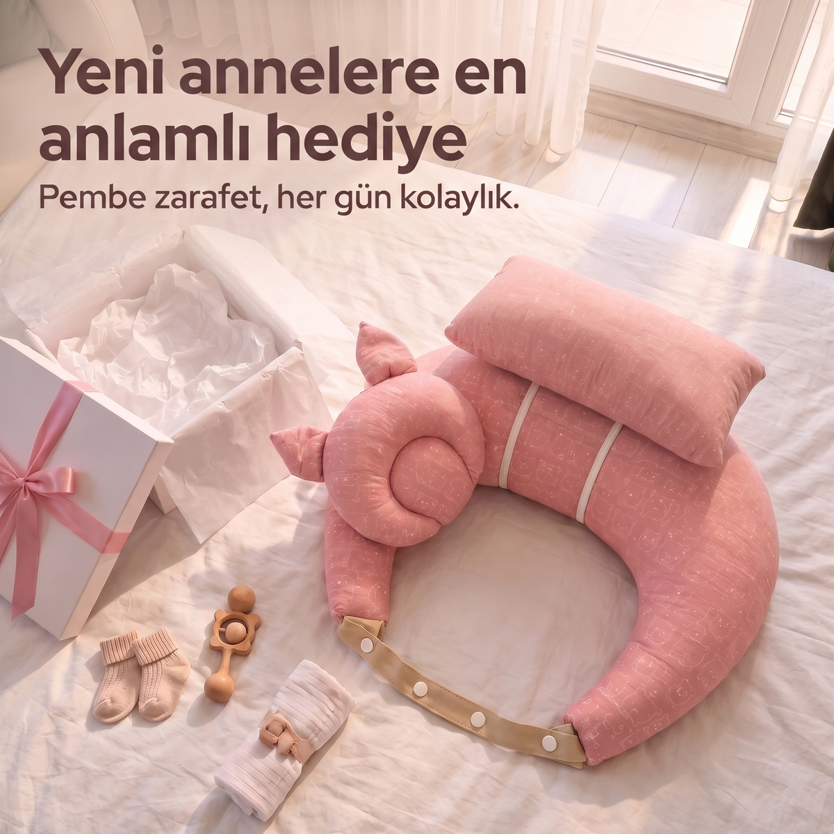 Pofuduk Yuvam – Anne Destek Yastığı